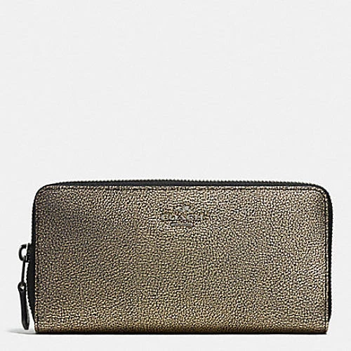 Metallic clearance coach wallet