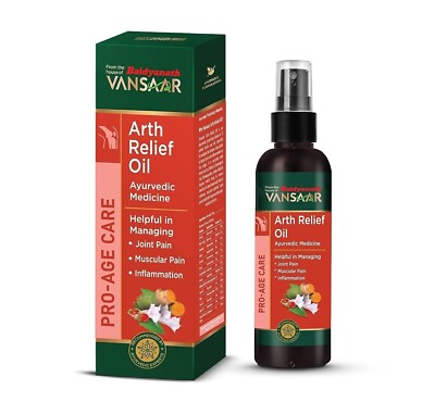 Baidyanath VANSAAR Arth Ayurvedic Pain Relief Oil 100ml free ship
