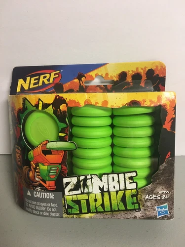 Nerf Zombie Strike Refill Pack Includes 20 Discs - NEW