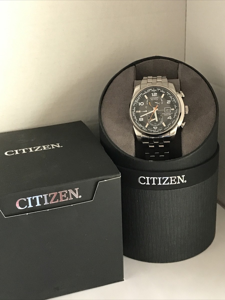 Citizen Men's Eco-Drive A-T Alarm Radio Controlled World Time
