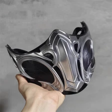 Mortal Kombat SUB-ZERO Mask CLASSIC SUB-ZERO FRP Half Face Mask Cosplay Props 