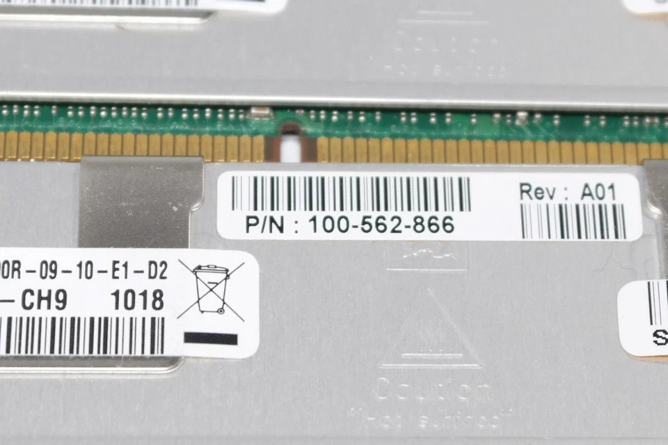 LOT 6X(24GB)SAMSUNG M393B5170EH1-CH9 4GB PC3-10600R DDR3 1333 2RX4 SERVER MEMORY - Image 3 of 3