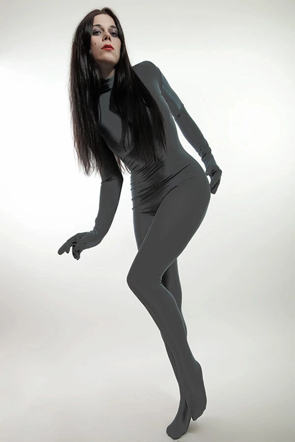 Lycra Combinaison Catsuit Avec Capuche Amovible. - Photo 3/3