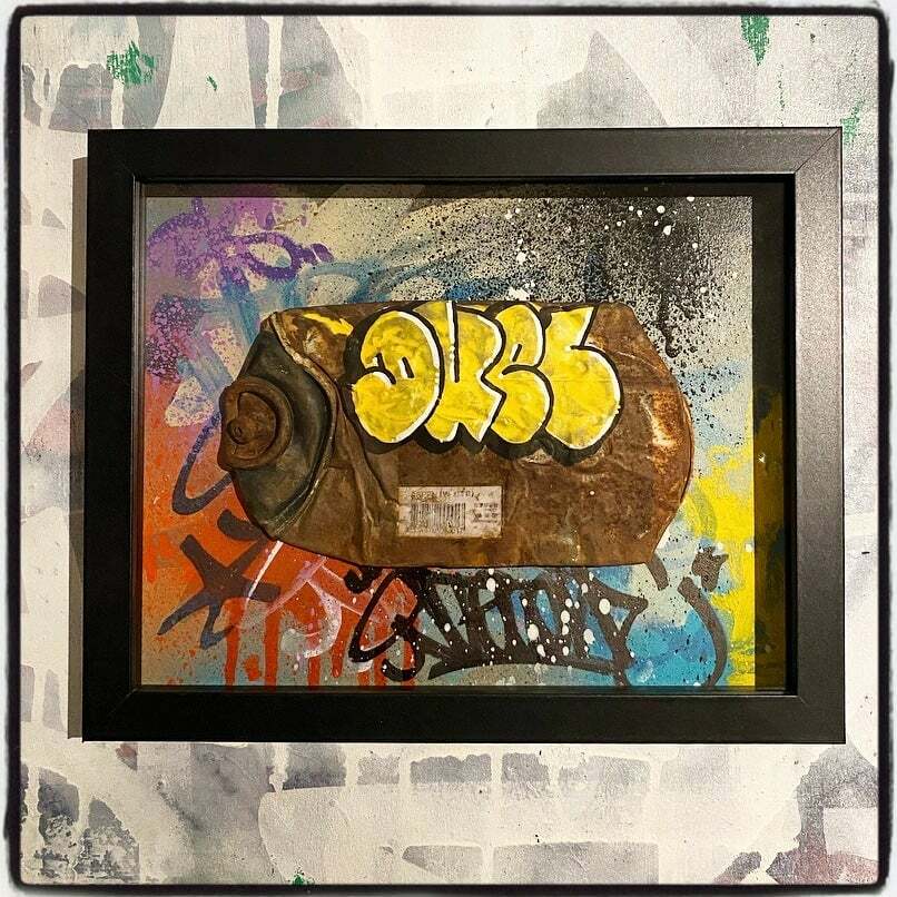 DUEL GRAFFITI STREET Art Peinture Sculpture Objet Box Bombe SEEN/COPE2/ TAKI183 EUR 300,00 - FR