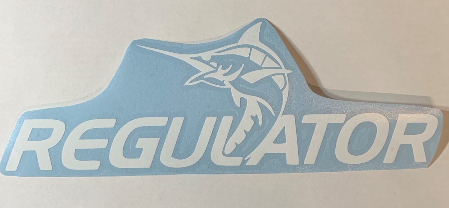 Regulator Boats Logo Die Cut Vinyl Decal High Quality Outdoor Sticker