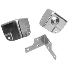 Kistenecke Eckschoner Eckenschutz Eckbeschlag Schutz Beschlag Stahl Kantenschutz