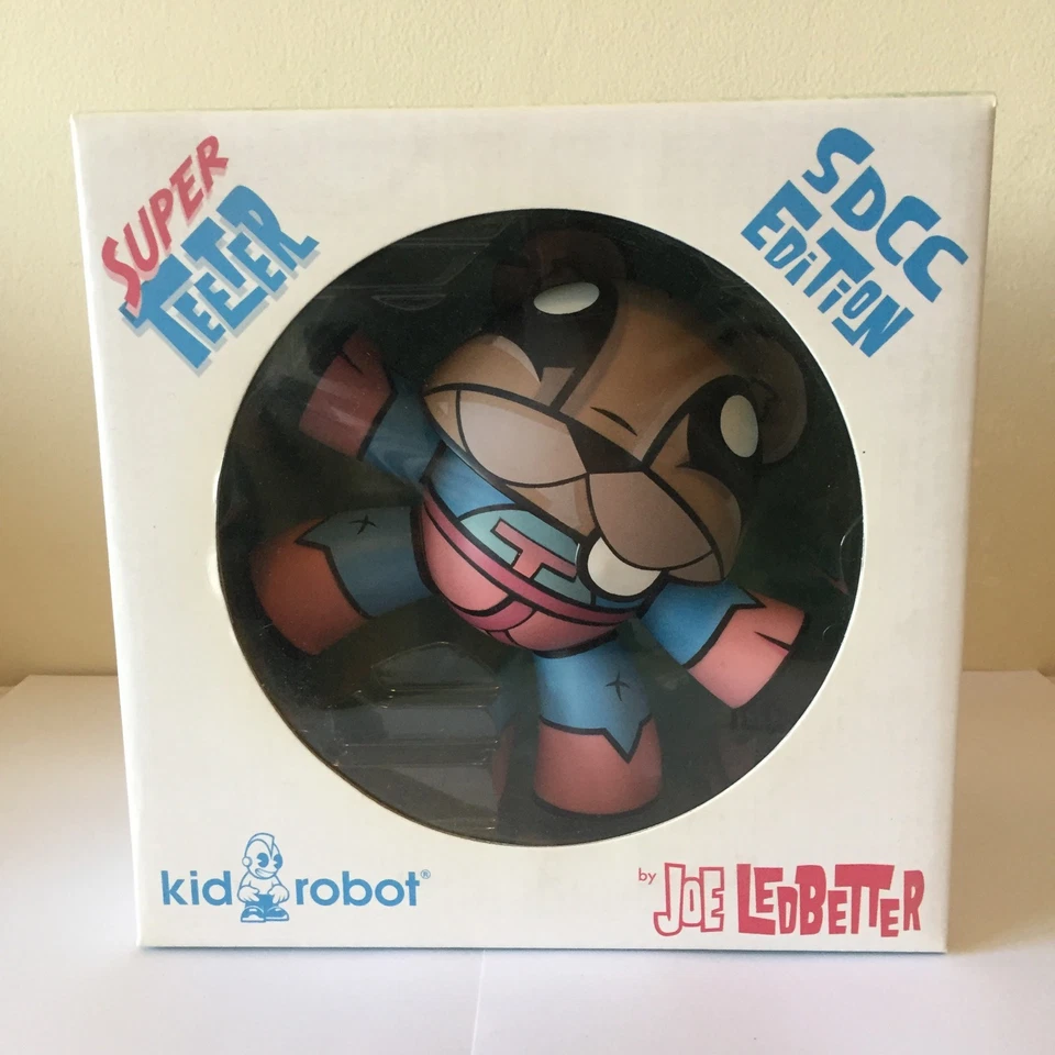RARE Joe Ledbetter SUPER TEETER Kidrobot SDCC 2007 LE 500 Vinyl Art Figure JLED - Imagem 3 de 4