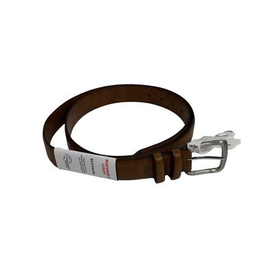 XL (42-44) Nine West Mens New Tan Brown Vegan Leather Belt