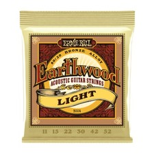 Ernie Ball Earthwood Medium 80/20 Bronze Acoustic Guitar Strings - 11-52
