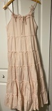 Anthropologie Charlie Holiday Ruffled Maxi Sz M