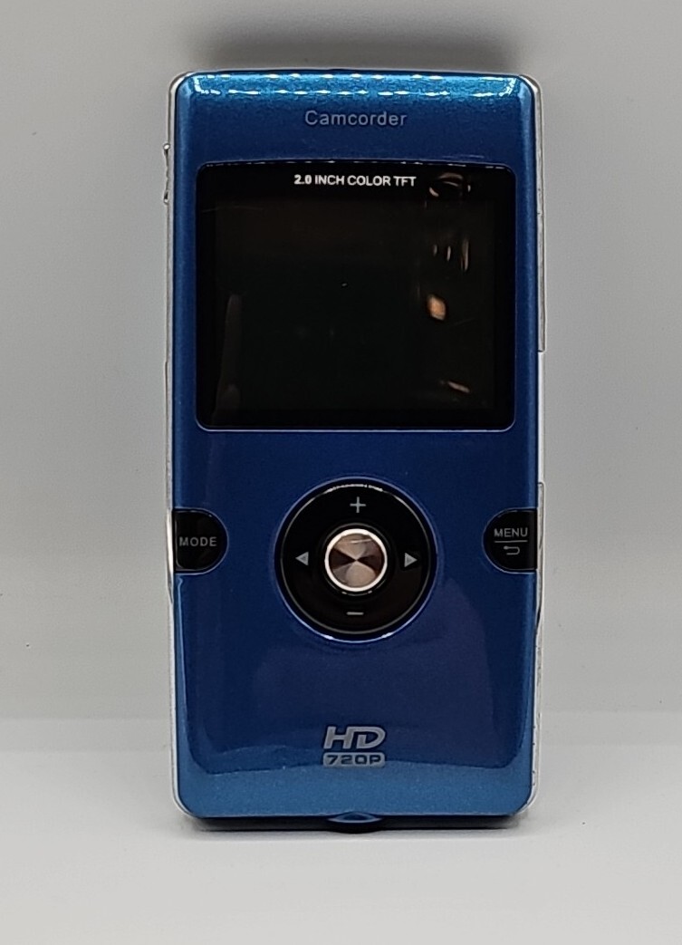 Sylvania HD 720P Digital Camcorder 2.0 Inch4X Digital Zoom - Blue 8gb SD Card 
