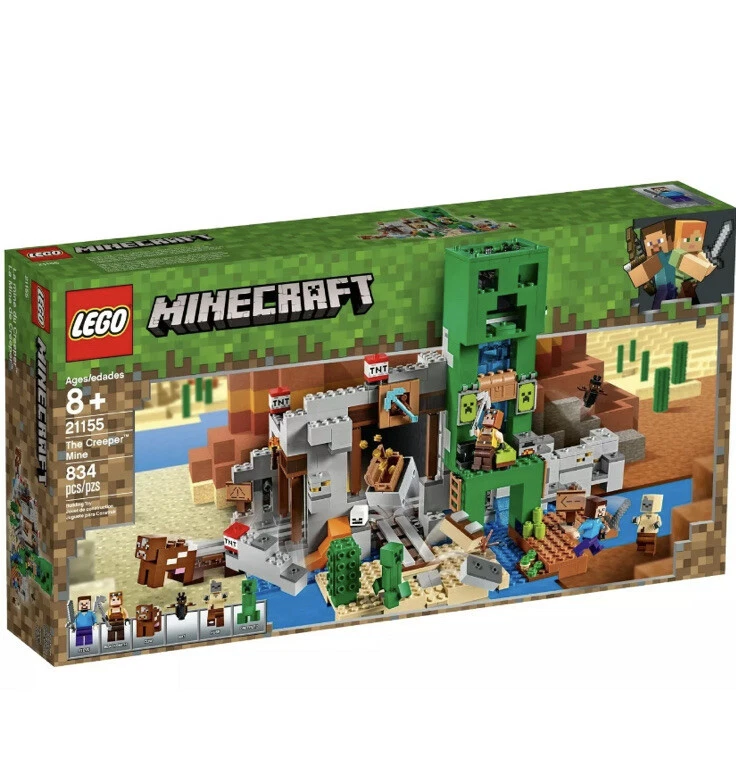 Kit 8 Bonecos Lego Minecraft compatível Com Lego Promoção