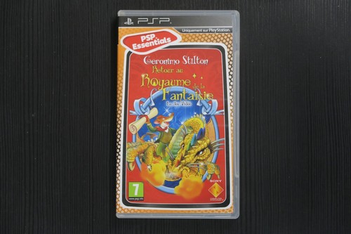 Geronimo Stilton retour au royaume de la fantaisie PSP Complet PAL FR