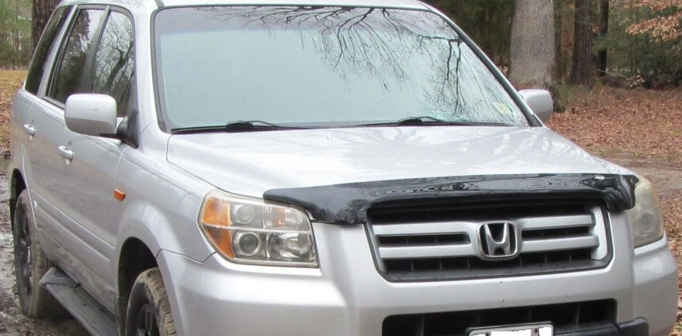 Protector de capó BugFlector II deflector protector contra insectos para Honda Pilot 2006-2008 Foto 4 de 4