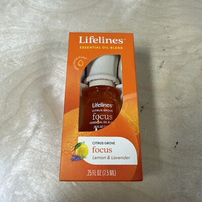 Lifelines Essential Oil Blend - Citrus Grove Focus - Lemon & Lavender 