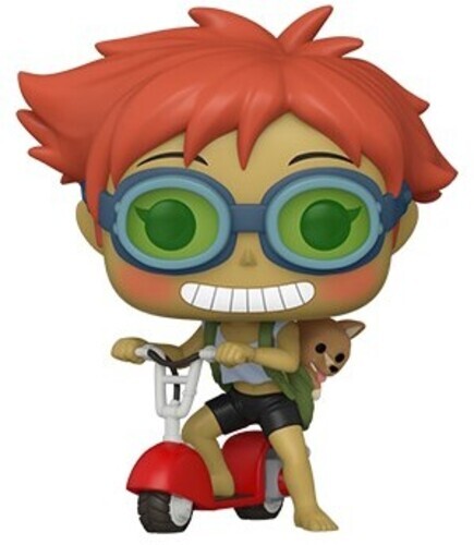 ¡Funko Pop! Animación: Cowboy Bebop- Edward En Scooter Con Ein [Nuevo Juguete] Vinilo Fi