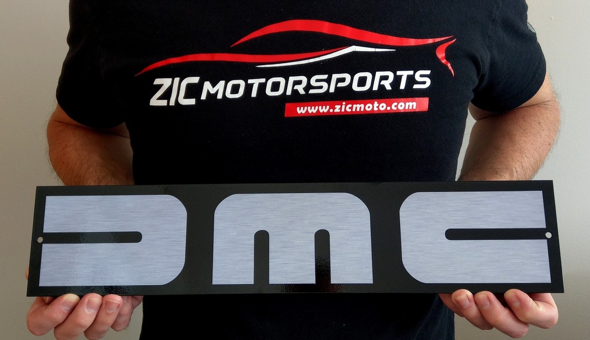 DMC DeLorean Motor Company Logo Metal Sign - Small 18