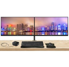 HP EliteDisplay E27u G5 27-inch 2K QHD IPS Monitor, 2-Pack Bundle with HDMI