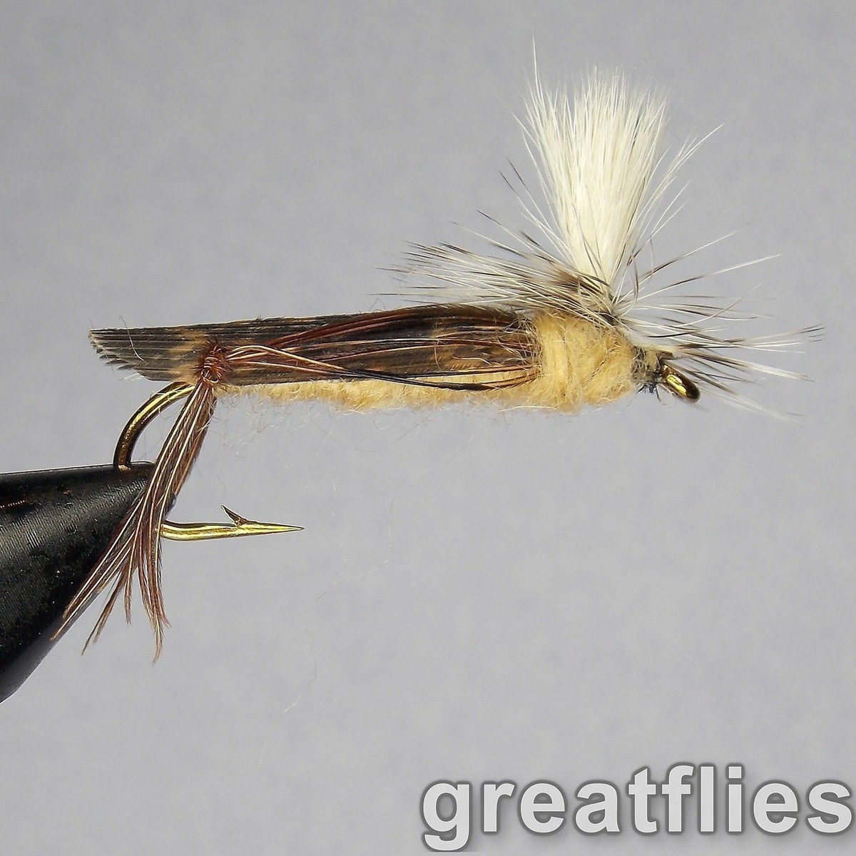 Parachute Hopper Fly 12 Para Hopper Fly Fishing Flies – Tan Parachute ...
