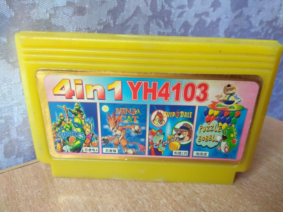 RARE Vintage retro 1990s game Dendy Cartridge console ninja