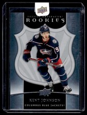 2023-24 Upper Deck Artifacts 2005-06 Retro Kent Johnson RC 828/999 Columbus Blue