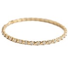 10K Yellow Gold Moissanite Tennis Bracelet, Vvs1/D-Color, 3Mm Stones, Kd020