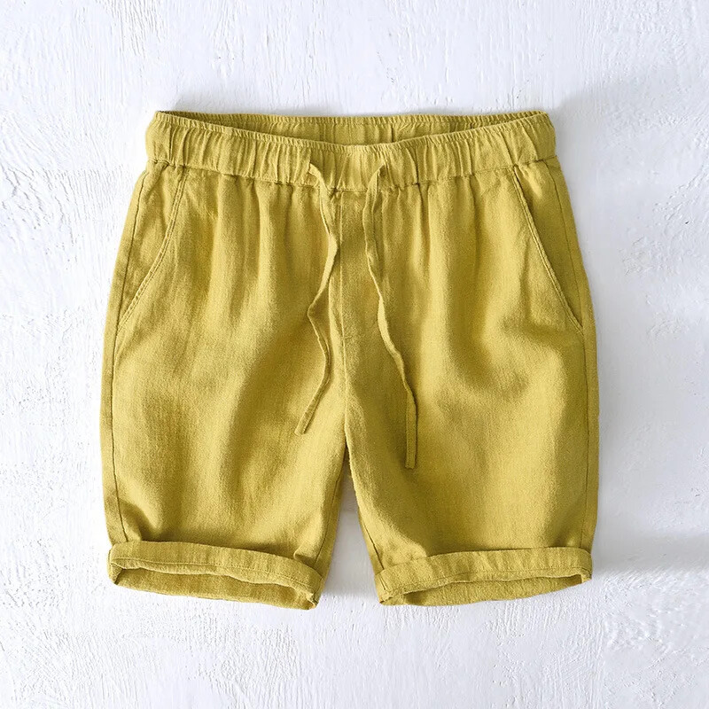 Lightweight Summer Linen Shorts for Men Beach Casual Comfort  