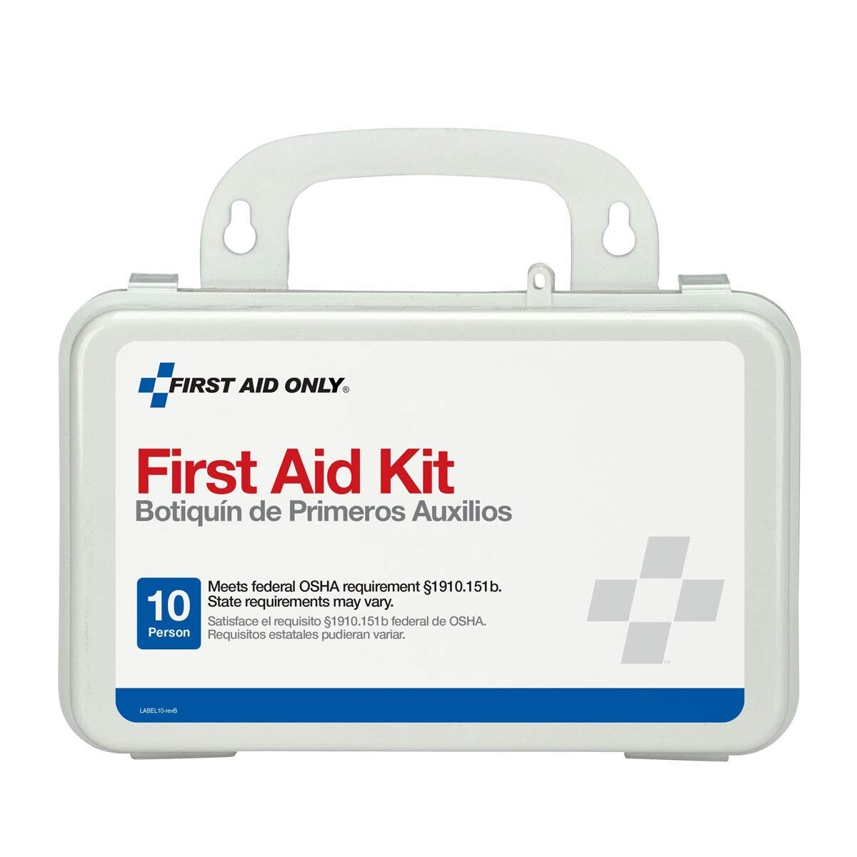 6060 10-Person Emergency First Aid Kit for Office, Home, and Worksites, 57 Piece