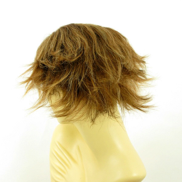 Perruque courte châtain clair LOUNA pour masquer la perte de cheveux avec volume - 4
