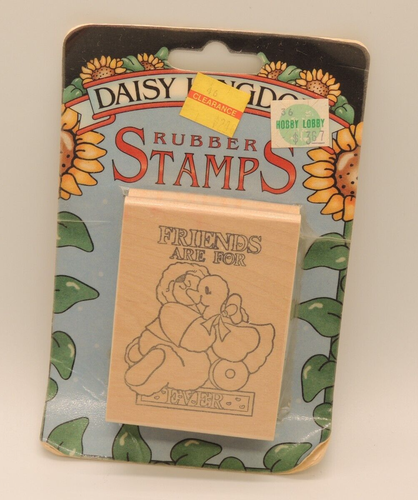 3 Easter Rubber Stamp Bunny Rabbit Duck Daisy Kingdom NEW Vintage Friends Lot - Picture 4 of 17