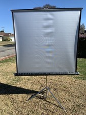 Vintage Da - Lite Mid Century Modern Deco Movie projector Screen Lenticular