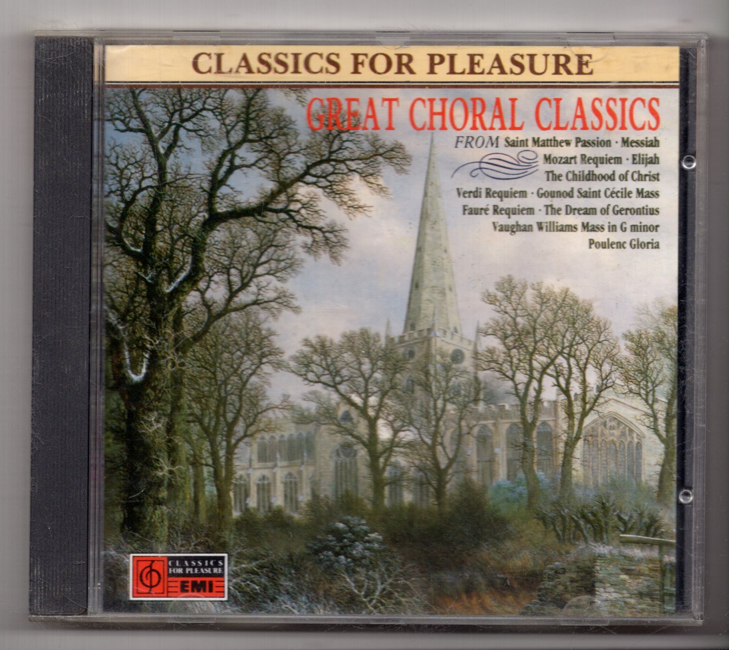 (KS928) Great Choral Classics, 11 tracks various artists - 1988 CD