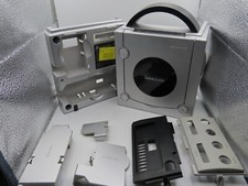 OEM Silver Housing Shell Case Replacement for Nintendo GameCube DOL-101 w/covers