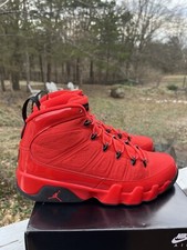 Air Jordan 9 Retro Chile Red/Black Men's Size 12 DS Proof of Nike Purchase