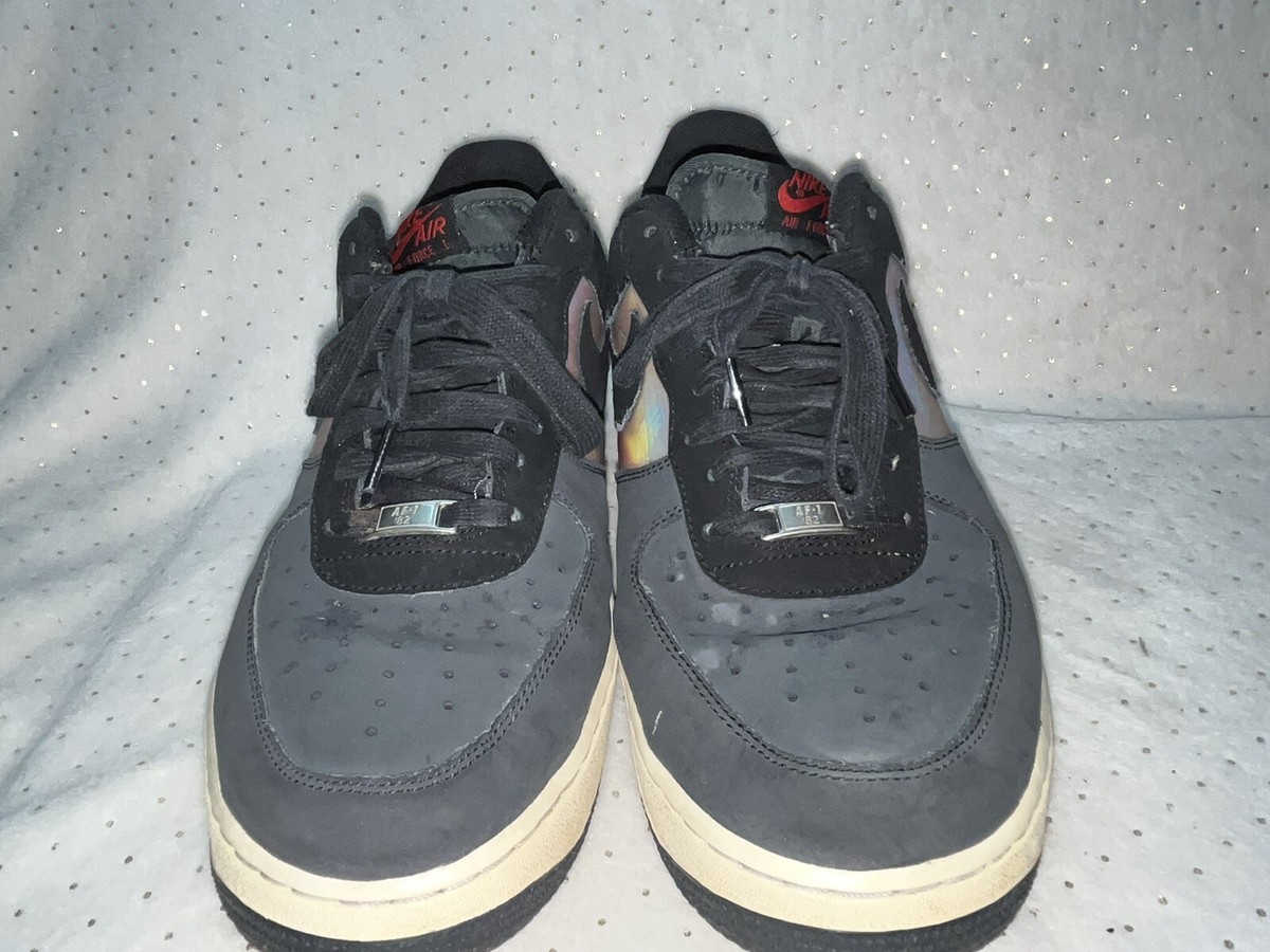 nike air force holographic black