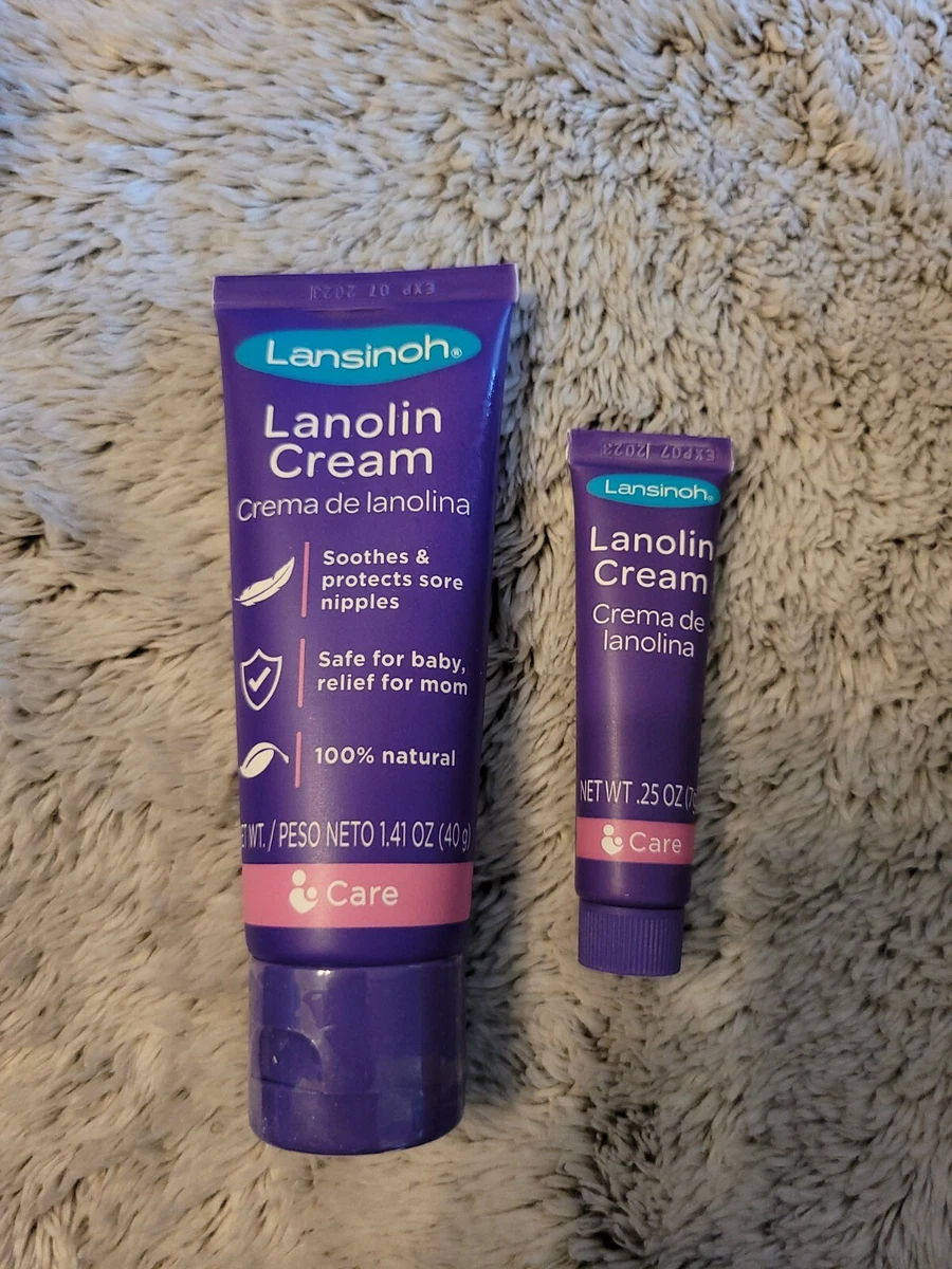 Lansinoh HPA Lanolin Nipple Cream 1.41 oz Tube Breastfeeding Mothers BONUS  Tube 44677100304