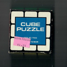 Rubiks Cube 1980 s Item No. 7043 Original Box...