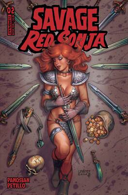SAVAGE RED SONJA #2 VARIANT CVR C LINSNER DYNAMITE