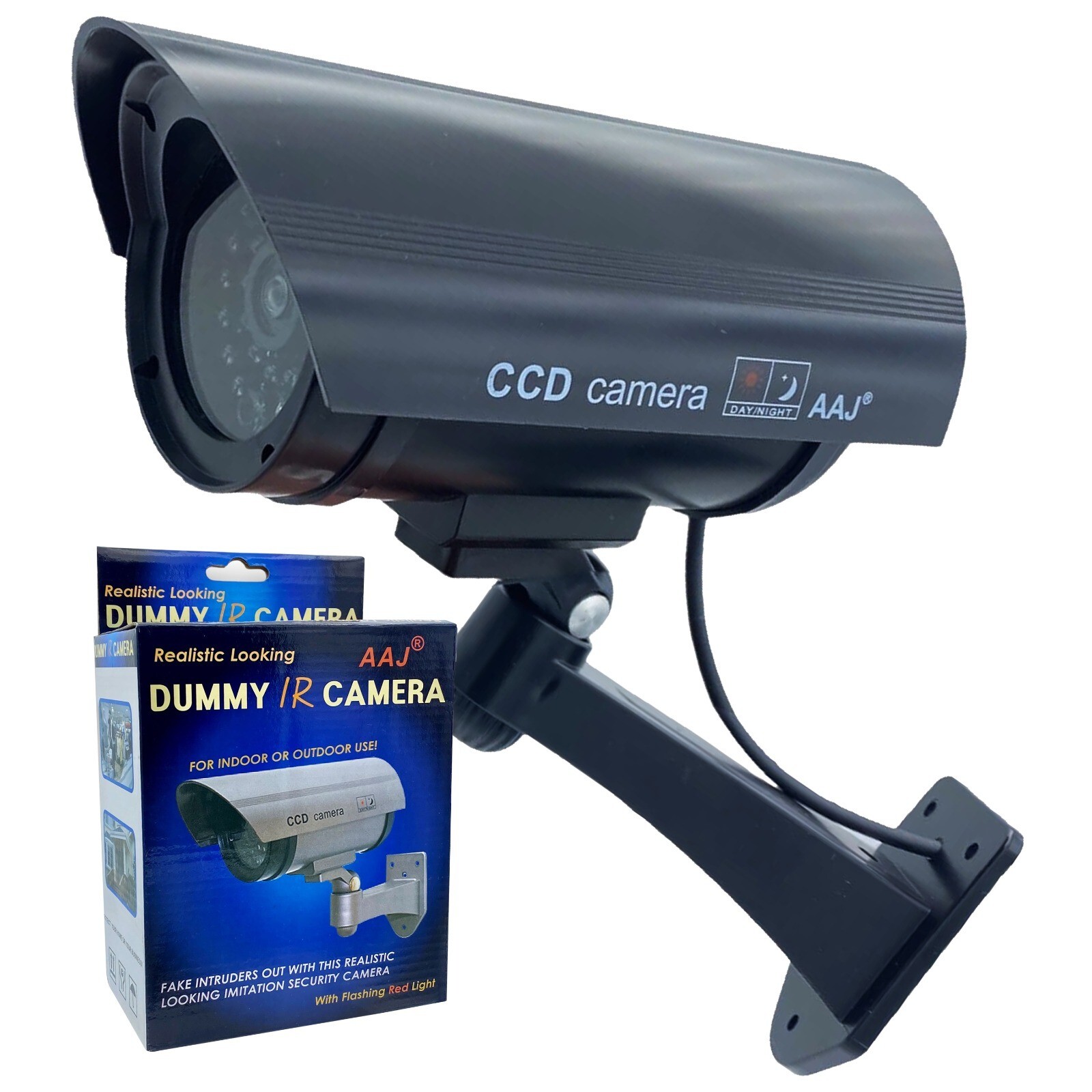 AAJ Dummy Security Camera Outdoor Indoor - Fake Dummy Imitation CCTV Camera