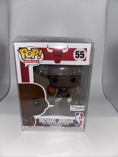 Funko Pop! NBA Chicago Bulls #55 Michael Jordan Black Jersey Fanatics Exclusive