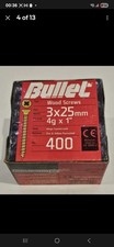 Bullet Wood Screws 3x25mm (400 pc/pack)