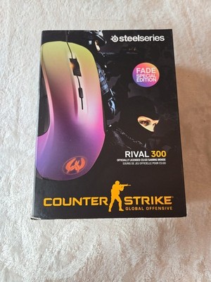 SteelSeries Rival 300 CS:GO Counter Strike Global Offensive Fade Edition Mouse
