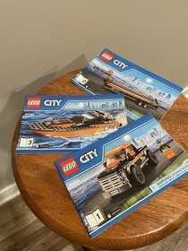 60085 LEGO  CITY: 4x4 with Powerboat Complete Retired