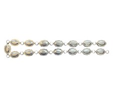 Vintage Concho Belt 70s Fiesta Stamped Southwestern Boho Silver Tone Metal 33  