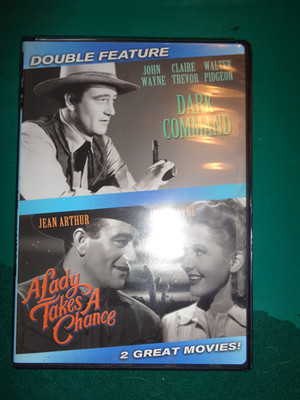 Dark Command/A Lady Takes a Chance 2007 DVD 2 Disc Set John Wayne Double Feature
