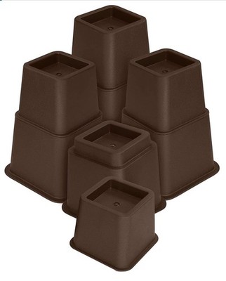 Utopia Bedding Adjustable Bed Furniture Risers - Elevation in Heights 3, 5 or 8 