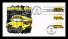 US COVER SCHOOL BUS ADDITIONAL OUNCE FIRST DAY ISSUE PANDA CACHET