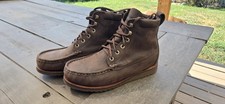 Jim Green Meander Moc Toe Boots Houston Brown...