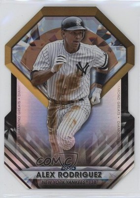 2022 Topps Update Diamond Greats Die-Cuts Black 100/299 Alex Rodriguez 13lw