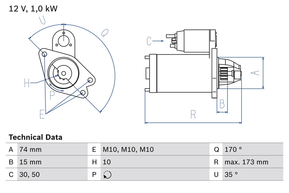 STARTER 0 986 025 290 FOR MAZDA ZJ-46/VE 1.3L ZY-VE/DE 1.5L Z668Y1/Y3Z6 1.6L 2 - Image 2 of 4